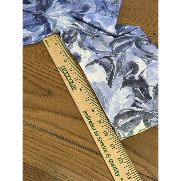 One World Live & Let Live Knit Tunic Sz L Blue Rhinestone Artsy Asymmetrical Hem - Picture 11 of 12